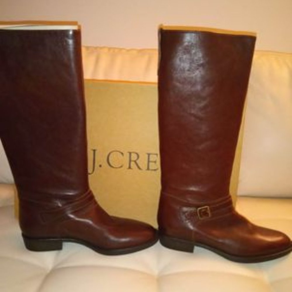 J. Crew Tenley Vachetta Boots 8M Narrow Calf, NEW IN BOX!!!